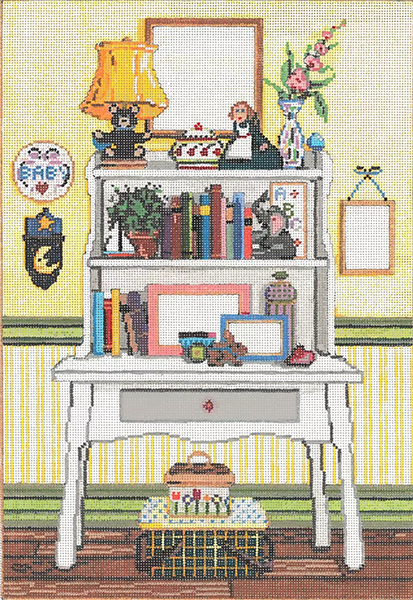 Baby's Room - Stitch Painted Needlepoint Canvas from Sandra Gilmore