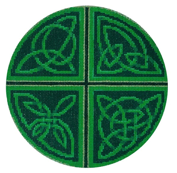 Celtic - Stitch Painted Needlepoint Canvas from Sandra Gilmore