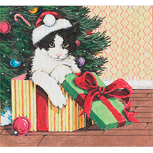 Thumbelina's Gift - Stitch Painted Needlepoint Canvas from Sandra Gilmore