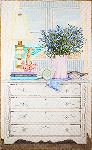 Perfect View - Stitch Painted Needlepoint Canvas from Sandra Gilmore