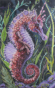 Under the Sea - Stitch Painted Needlepoint Canvas from Sandra Gilmore