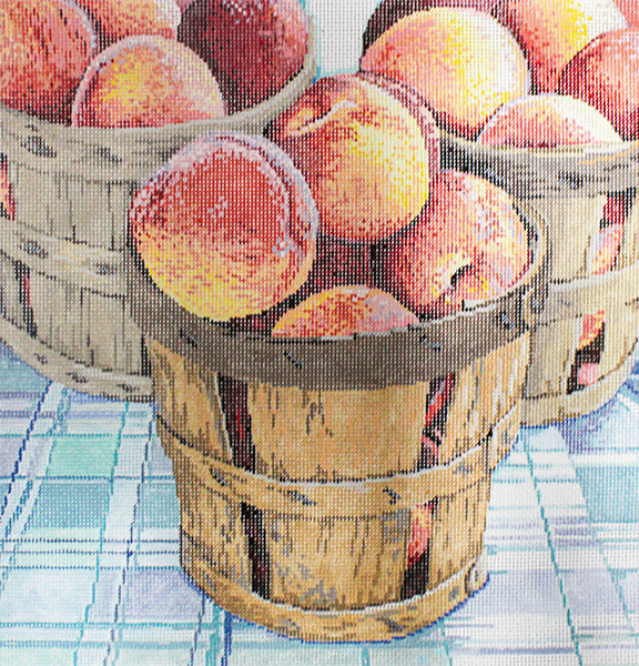 Juicy - Stitch Painted Needlepoint Canvas from Sandra Gilmore