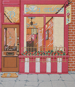 Gelato - Stitch Painted Needlepoint Canvas