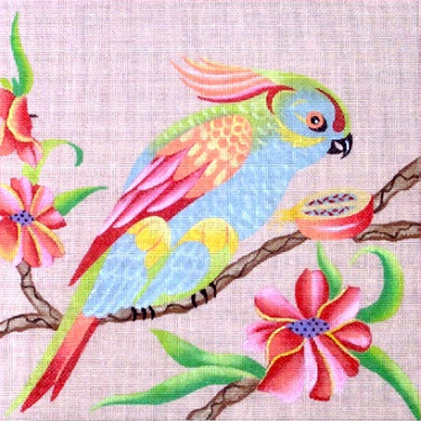 Leigh Designs - Hand-painted Needlepoint Canvases - Brazil Collection - Tango