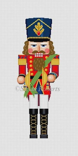 Susan Roberts Needlepoint Designs - Hand-painted Canvas - Nutcracker Cymbals