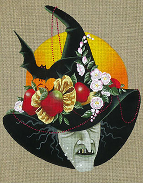 Leigh Designs - Hand-painted Needlepoint Canvases - Wicked Witches - Chiron