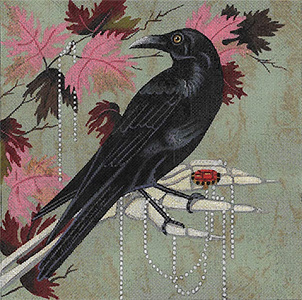 Leigh Designs - Hand-painted Needlepoint Canvases - Old Crows - Handout
