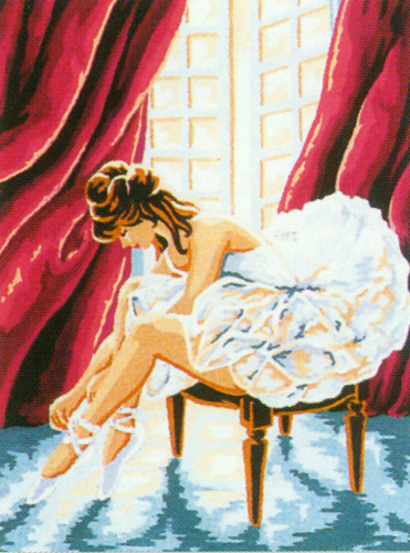Ballerina  - Collection d'Art Needlepoint Canvas