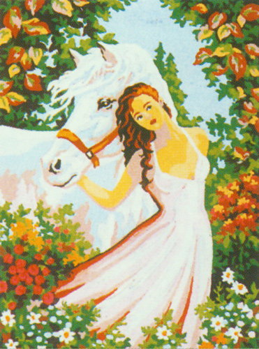 Horse Dreams  - Collection d'Art Needlepoint Canvas