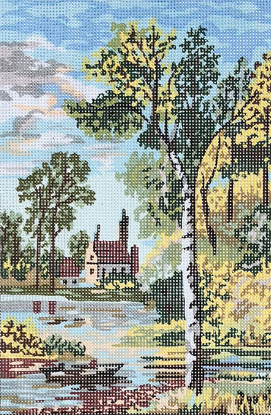 Home on the Creek  - Collection d'Art Needlepoint Canvas