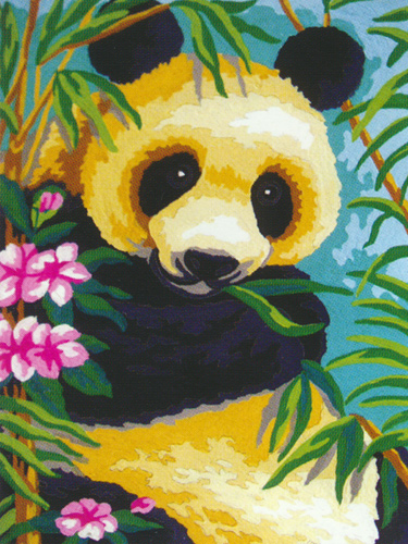 Panda  - Collection d'Art Needlepoint Canvas