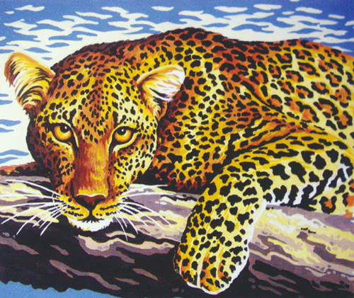 Leopard Look  - Collection d'Art Needlepoint Canvas