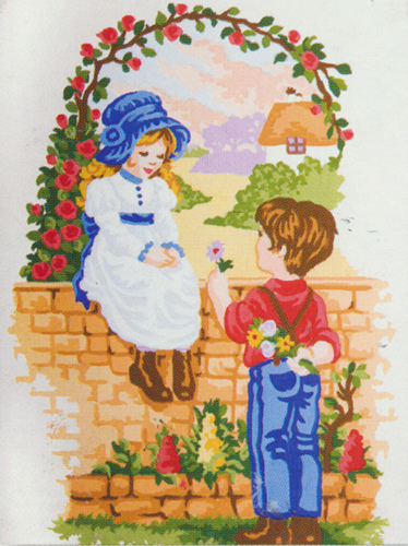 Sweethearts  - Collection d'Art Needlepoint Canvas