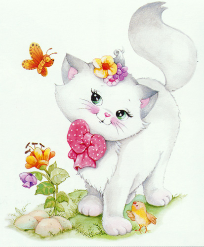 Pretty Kitty  - Collection d'Art Needlepoint Canvas