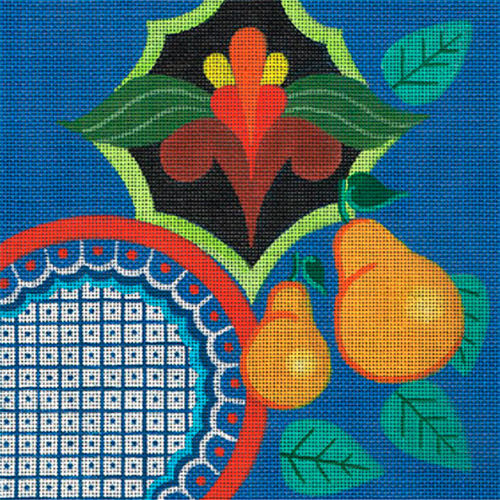 Leigh Designs - Hand-painted Needlepoint Canvases - Baja Collection - Ensenada