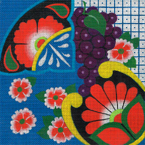 Leigh Designs - Hand-painted Needlepoint Canvases - Baja Collection - La Paz