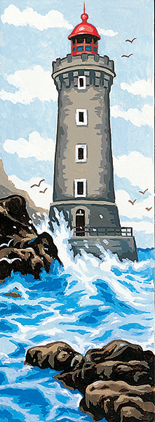 Margot Creations de Paris Needlepoint (Le Phare) The Lighthouse Small Canvas