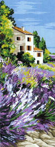 Margot Creations de Paris Needlepoint - Lavender Villa