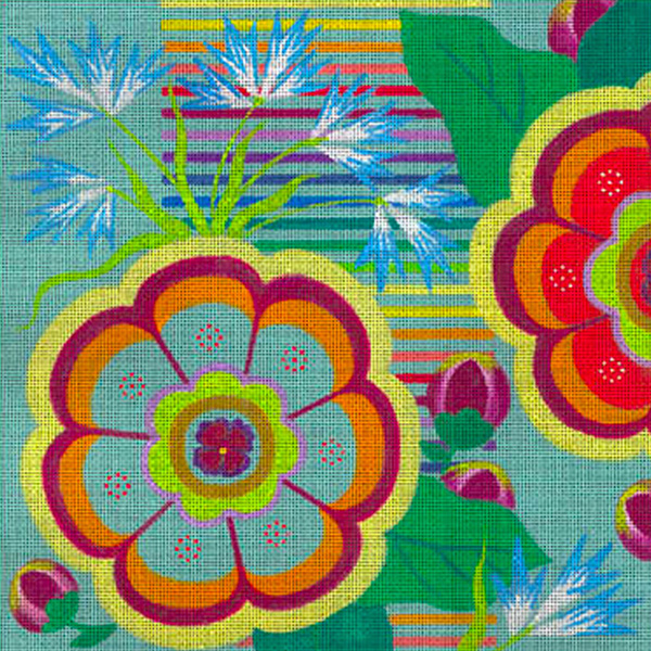 Leigh Designs - Hand-painted Needlepoint Canvases - Guadalajara Collection - Jalisco