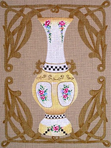 Leigh Designs - Hand-painted Needlepoint Canvases - Fripperies - Dresden