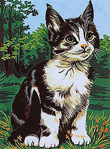 Margot Creations de Paris Needlepoint - Minet (Little Pussy Cat)