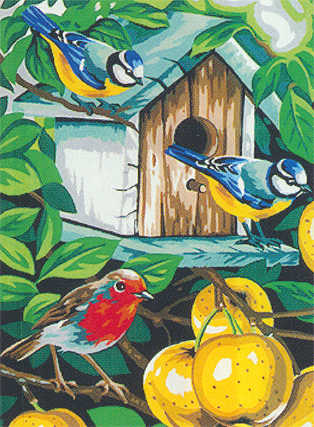 Margot Creations de Paris Needlepoint - Les Oiseaux du Jardin (Birds of the Garden)