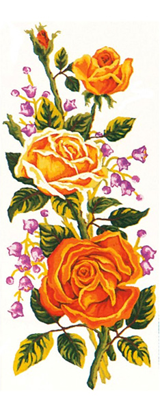 Rose Arrangement - Collection d'Art Needlepoint Canvas