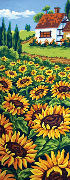 Sunflowers I  - Collection d'Art Needlepoint Canvas