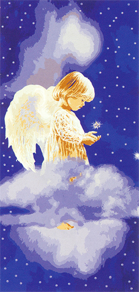 Angel and Stars - Collection d'Art Needlepoint Canvas