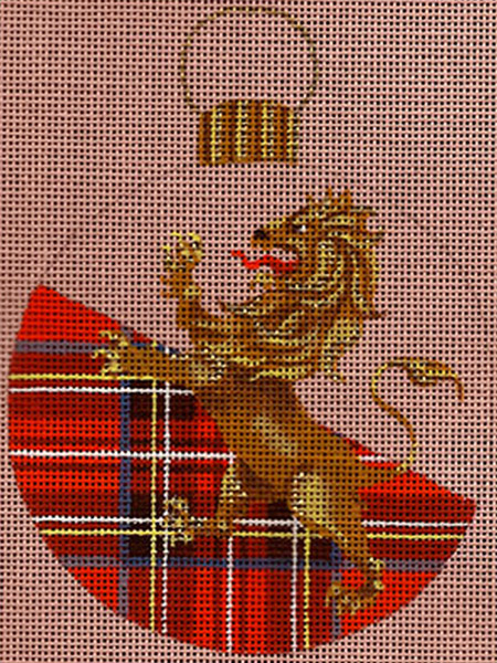 Leigh Designs - Hand-painted Needlepoint Canvases - British Dynasty Ornaments - Stuart