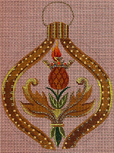 Leigh Designs - Hand-painted Needlepoint Canvases - British Dynasty Ornaments - Plantagenet
