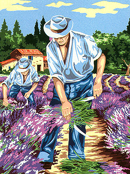 SEG de Paris Medium Canvas "Cutters of Lavender"