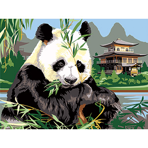 SEG de Paris Needlepoint "Panda"