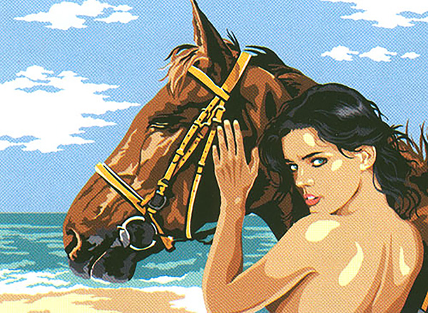 SEG Medium Needlepoint Canvas "A l'oreille du cheval"