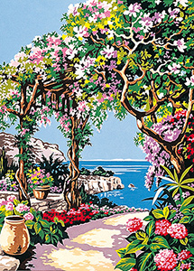 SEG de Paris Needlepoint - Cote d'Azur (Azure Coast) Canvas
