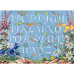 Sunflowers & Blue Flowers SEG de Paris Tapestry/Needlepoint Canvas 