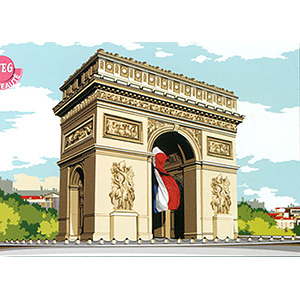 SEG de Paris Needlepoint - L'arc de Triomphe