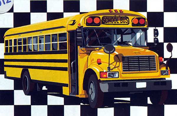 SEG de Paris Needlepoint - School Bus