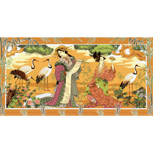 SEG de Paris Needlepoint - Tapestries - Le Jardin des Geishas (Garden of the Geishas)