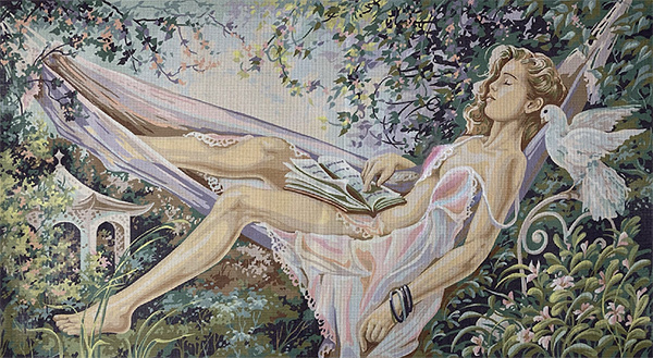 SEG de Paris Needlepoint - Tapestries - Ophelia Canvas