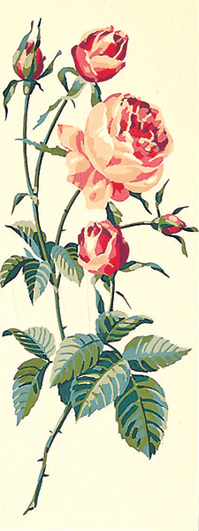 SEG de Paris Needlepoint - Red Roses