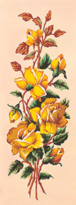SEG de Paris Needlepoint - Yellow Roses
