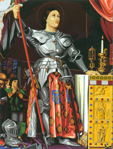 SEG de Paris Needlepoint Jeanne de'Arc (Joan of Ark)