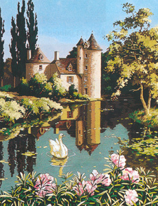 SEG de Paris Needlepoint The Old Manor Canvas
