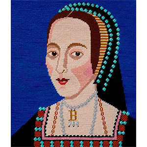 Anne Boleyn Needlepoint Kit from Appletons