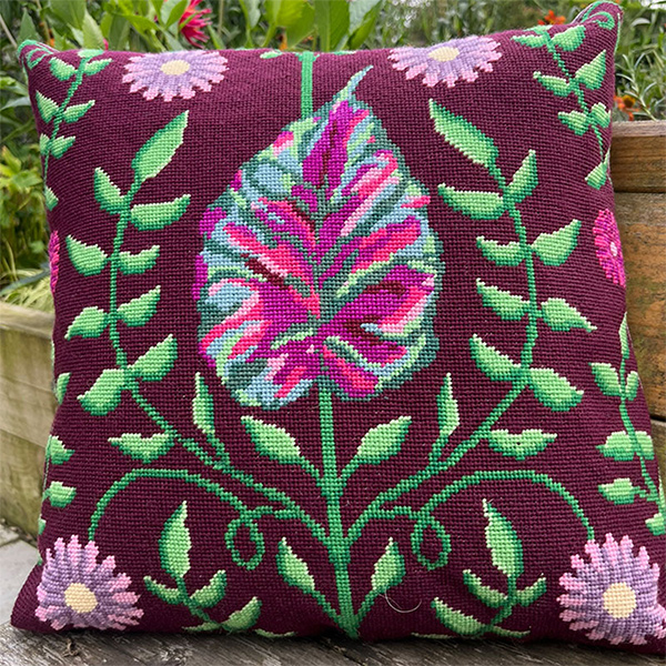 Begin the Begonia Cushion Kit from Appletons