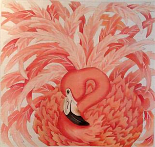 Ruffled Flamingo