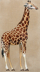 Giraffe hand painted design by Liz Goodrick-Dillon