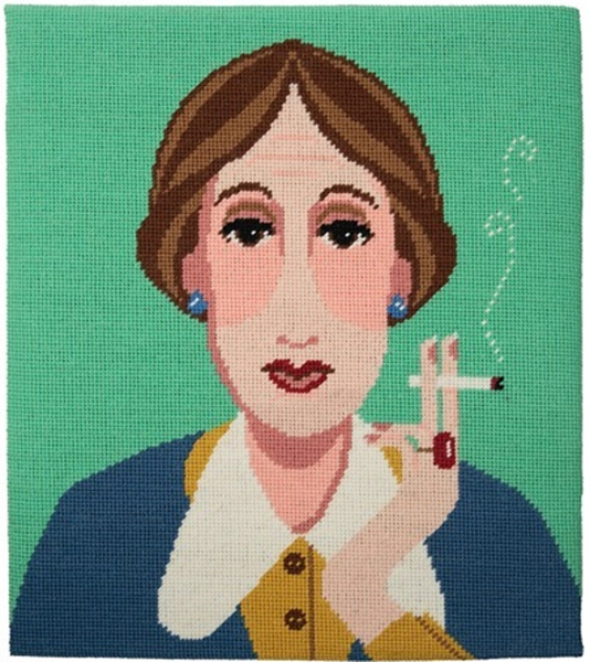 Virginia Woolf Needlepoint Kit from Appletons