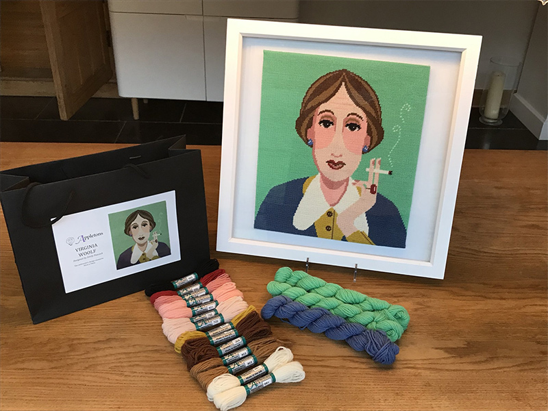 Virginia Woolf Needlepoint Kit from Appletons #2